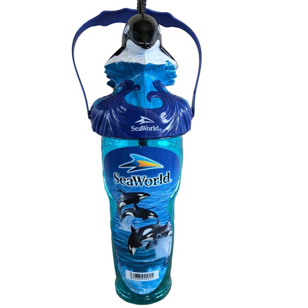 Sea World Shamu Collectible 3D Tumbler Souvenir tall cup 2023